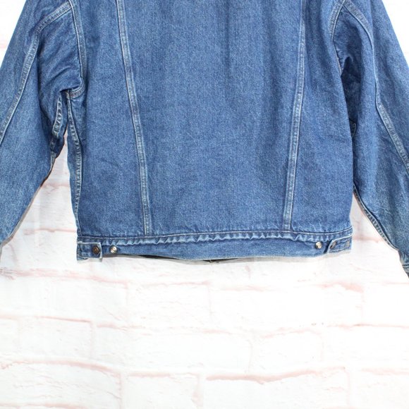 Levi's Mens Blue Cotton Polyester Lined Denim Jacket Size XL - Picture 6 of 12